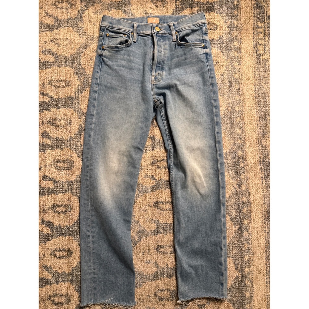 MOTHER The Tomcat Ankle Fray Size 28 Excellent Condition
